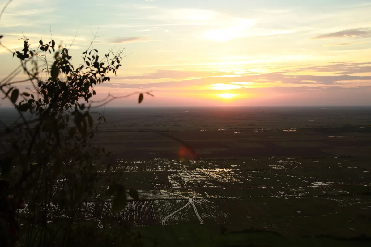 Countryside Bicycle Tour Sunset